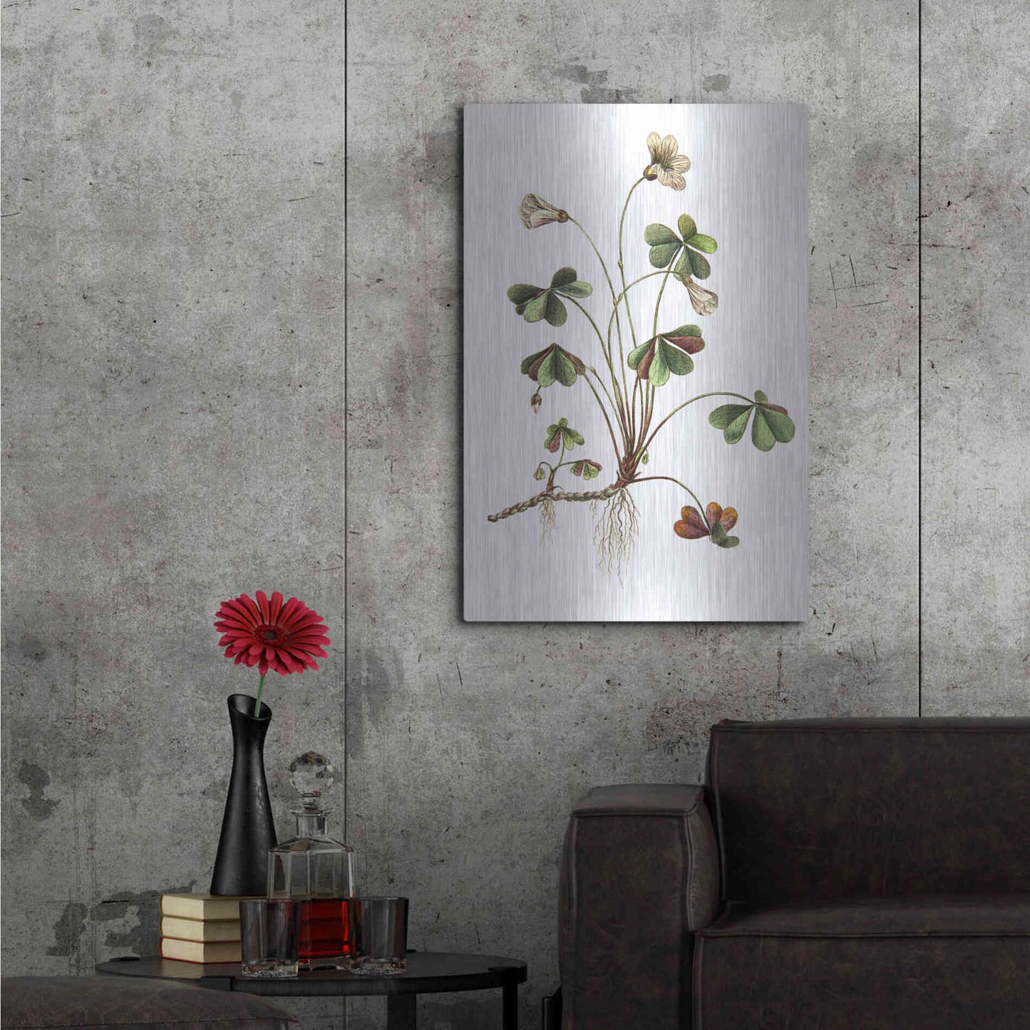 Luxe Metal Art 'Botanica II' by Incado, Metal Wall Art,24x36