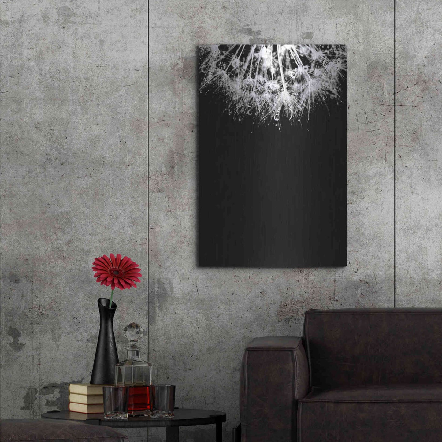 Luxe Metal Art 'Crystal II' by Incado, Metal Wall Art,24x36