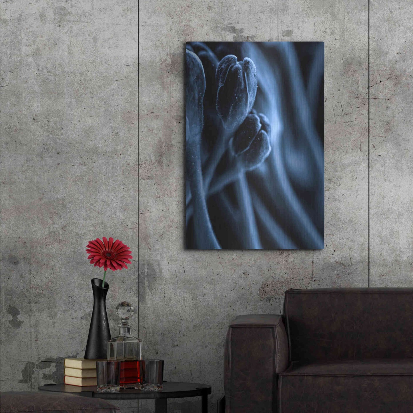 Luxe Metal Art 'Leaf VII' by Incado, Metal Wall Art,24x36