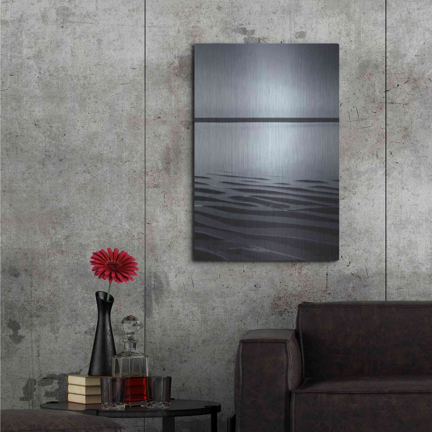 Luxe Metal Art 'Low Tide' by Incado, Metal Wall Art,24x36