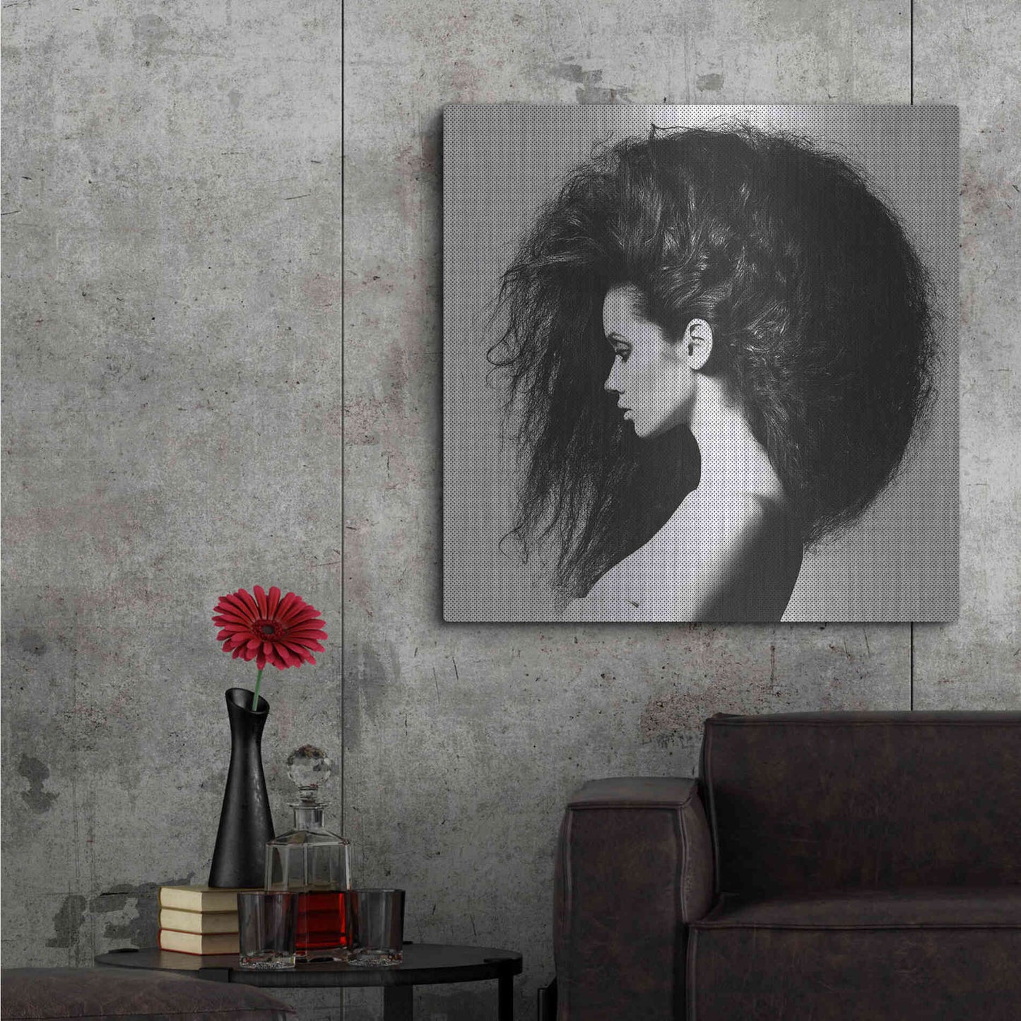 Luxe Metal Art 'Poof' by Incado, Metal Wall Art,36x36