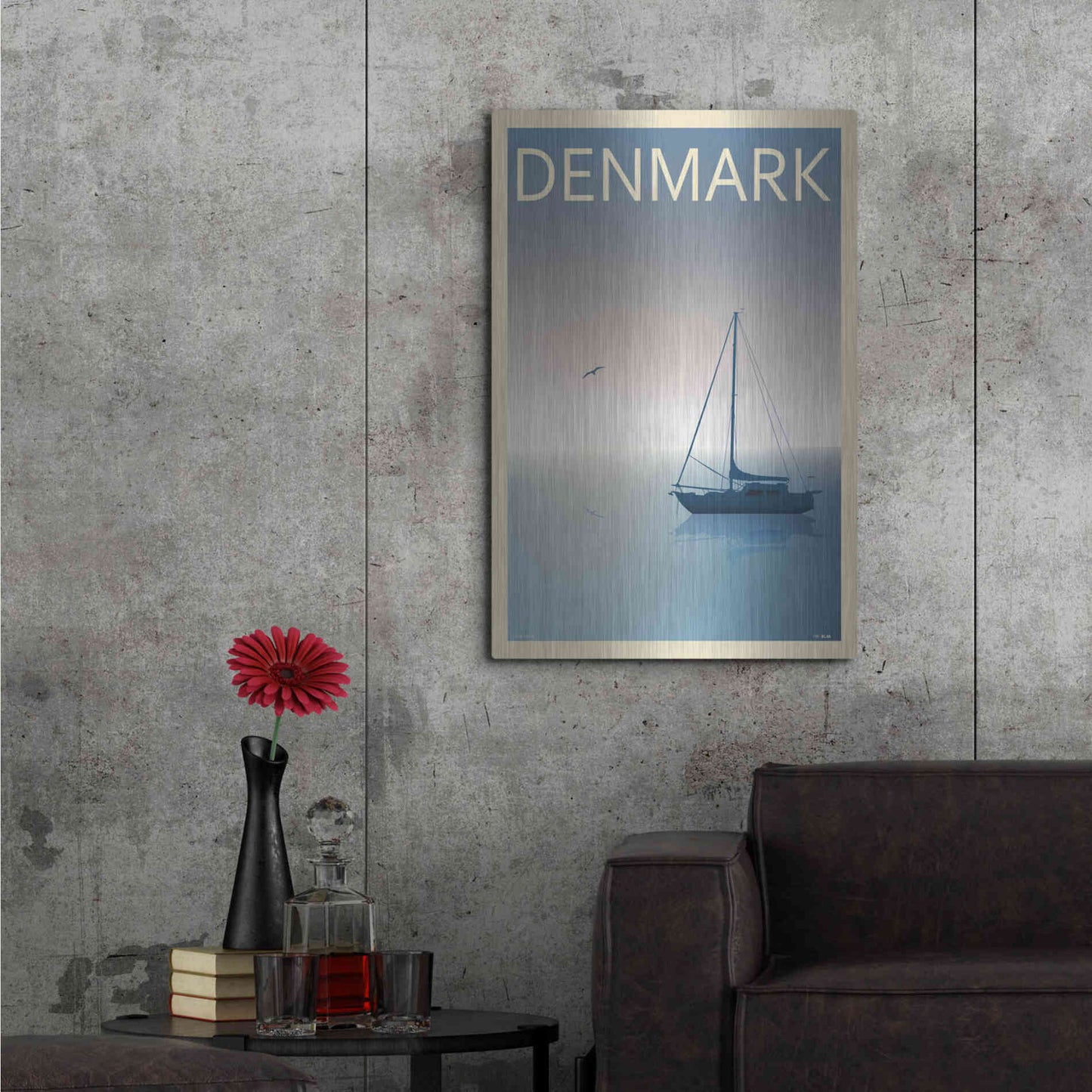 Luxe Metal Art 'Ribe' by Incado, Metal Wall Art,24x36