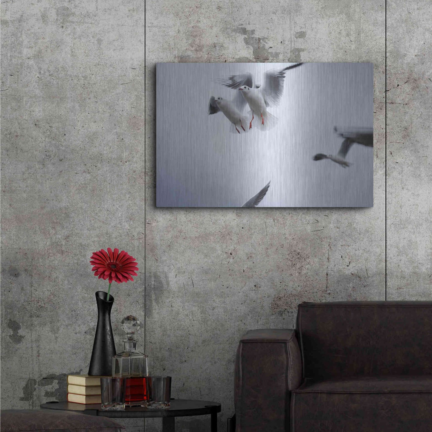 Luxe Metal Art 'Bird Hug' by Luxe Portfolio, Metal Wall Art,36x24