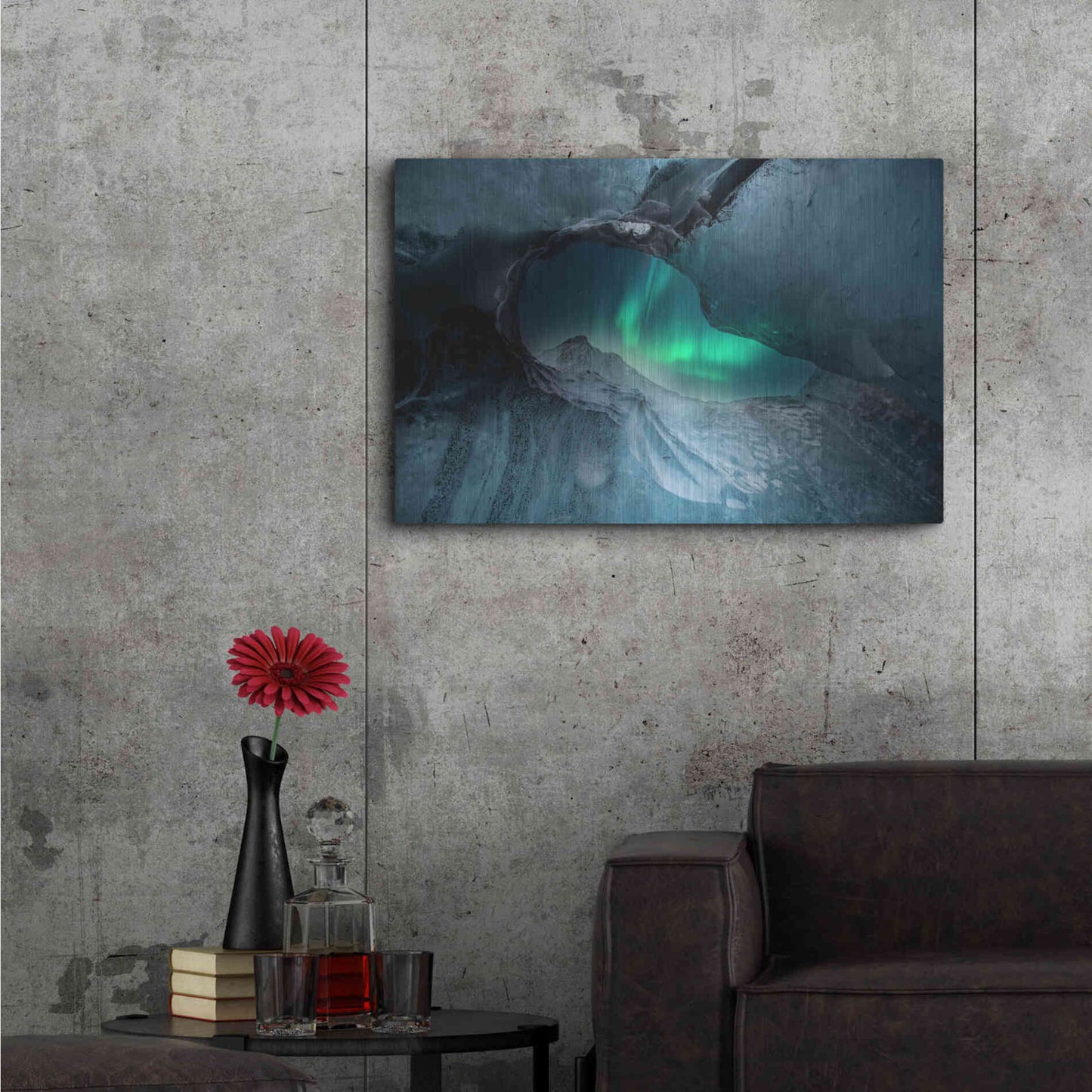 Luxe Metal Art 'Northern Lights Aurora Borealis 1' by Luxe Portfolio, Metal Wall Art,36x24