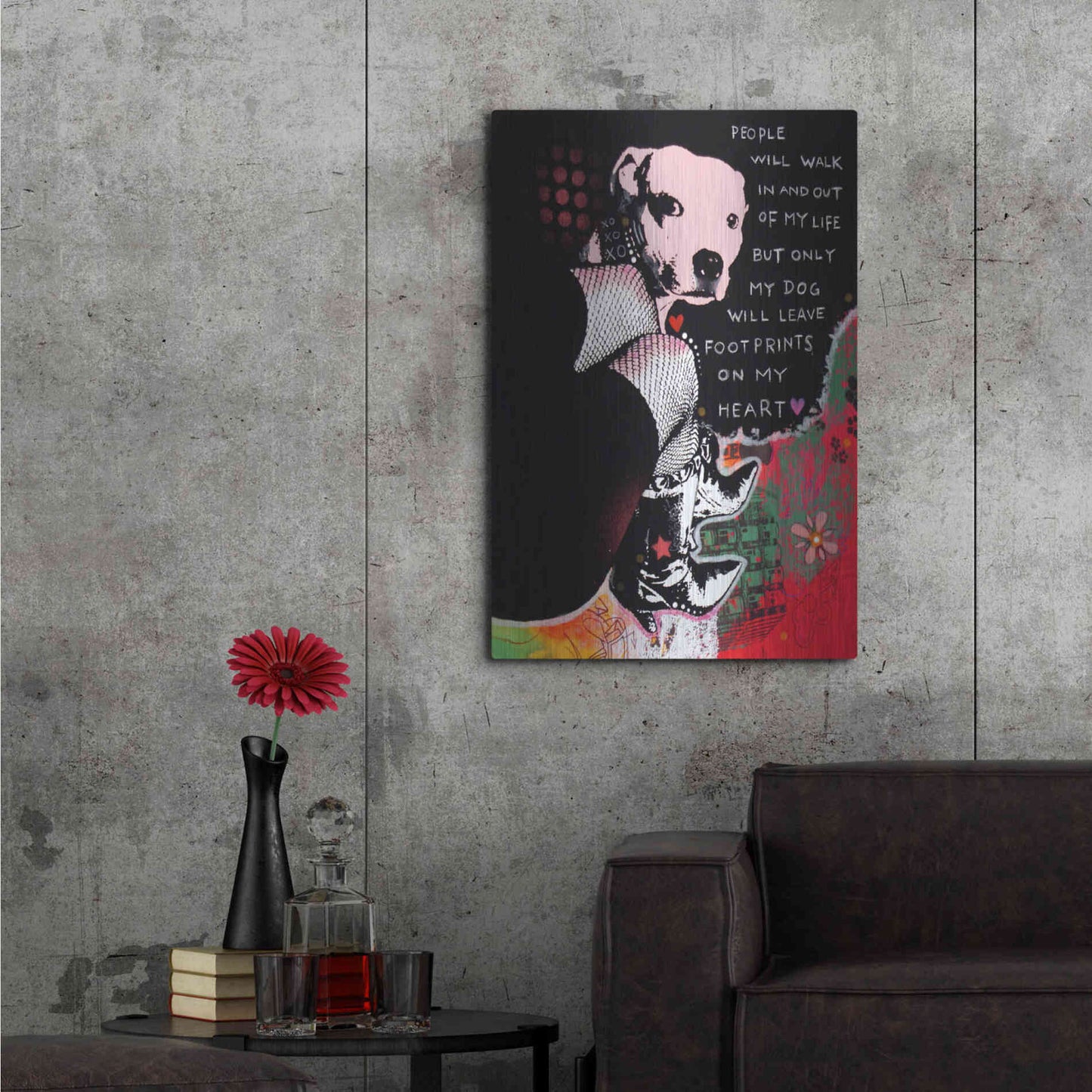 Luxe Metal Art 'Girls Best Friend' by Dean Russo, Metal Wall Art,24x36