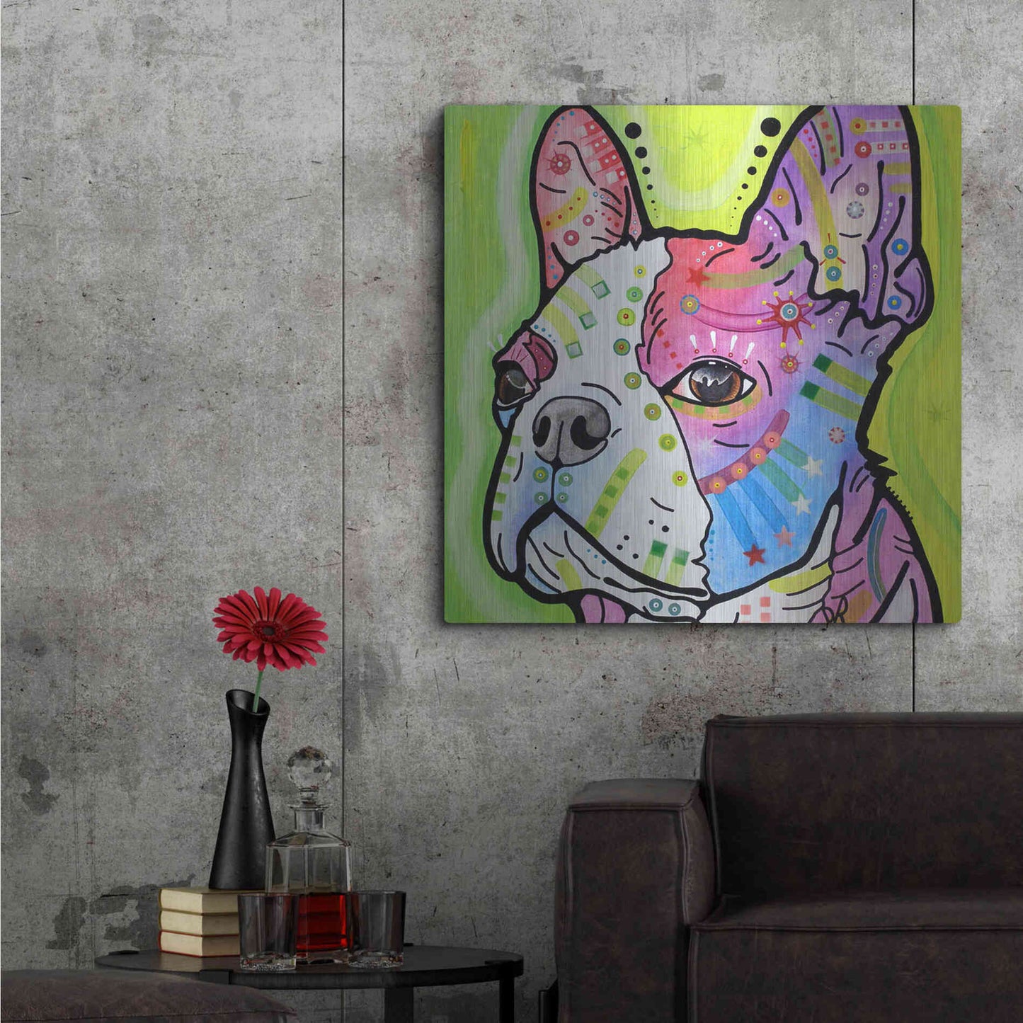 Luxe Metal Art 'Pride' by Dean Russo, Metal Wall Art,36x36