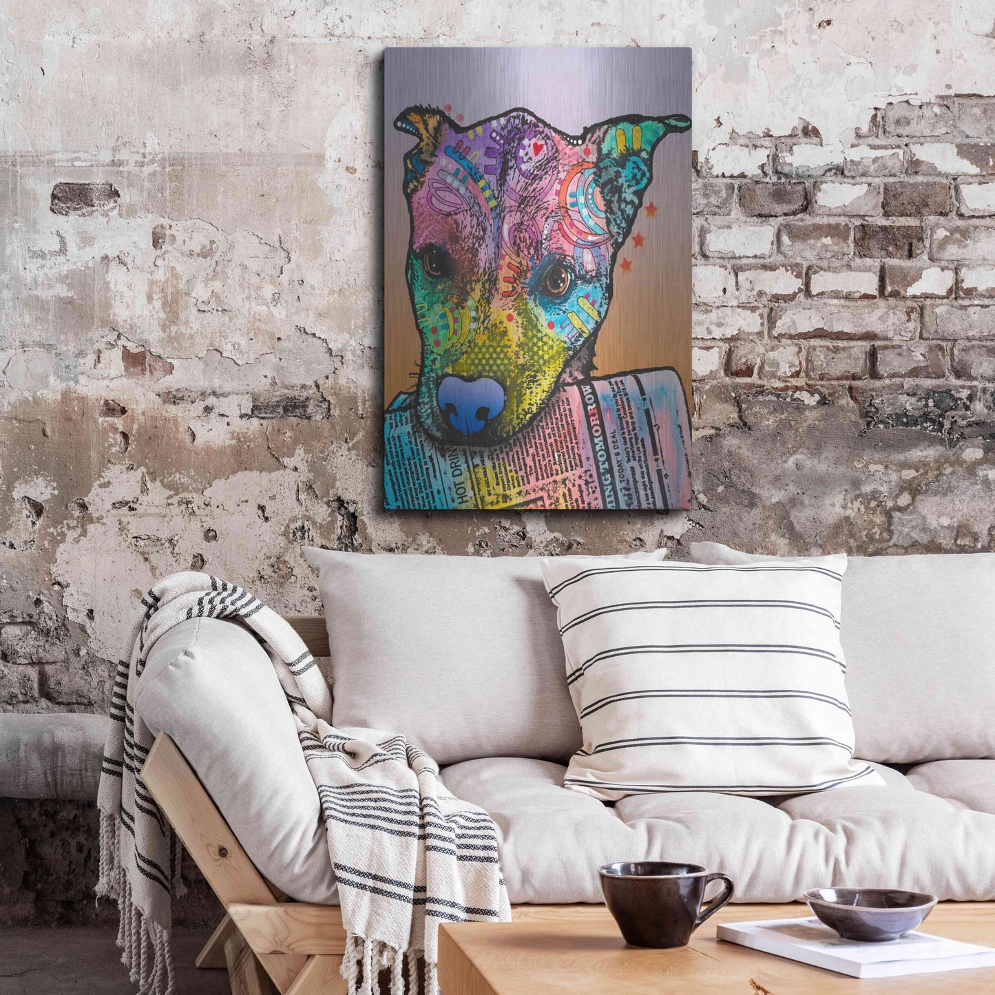 Luxe Metal Art 'Bentley Custom-002' by Dean Russo, Metal Wall Art,24x36