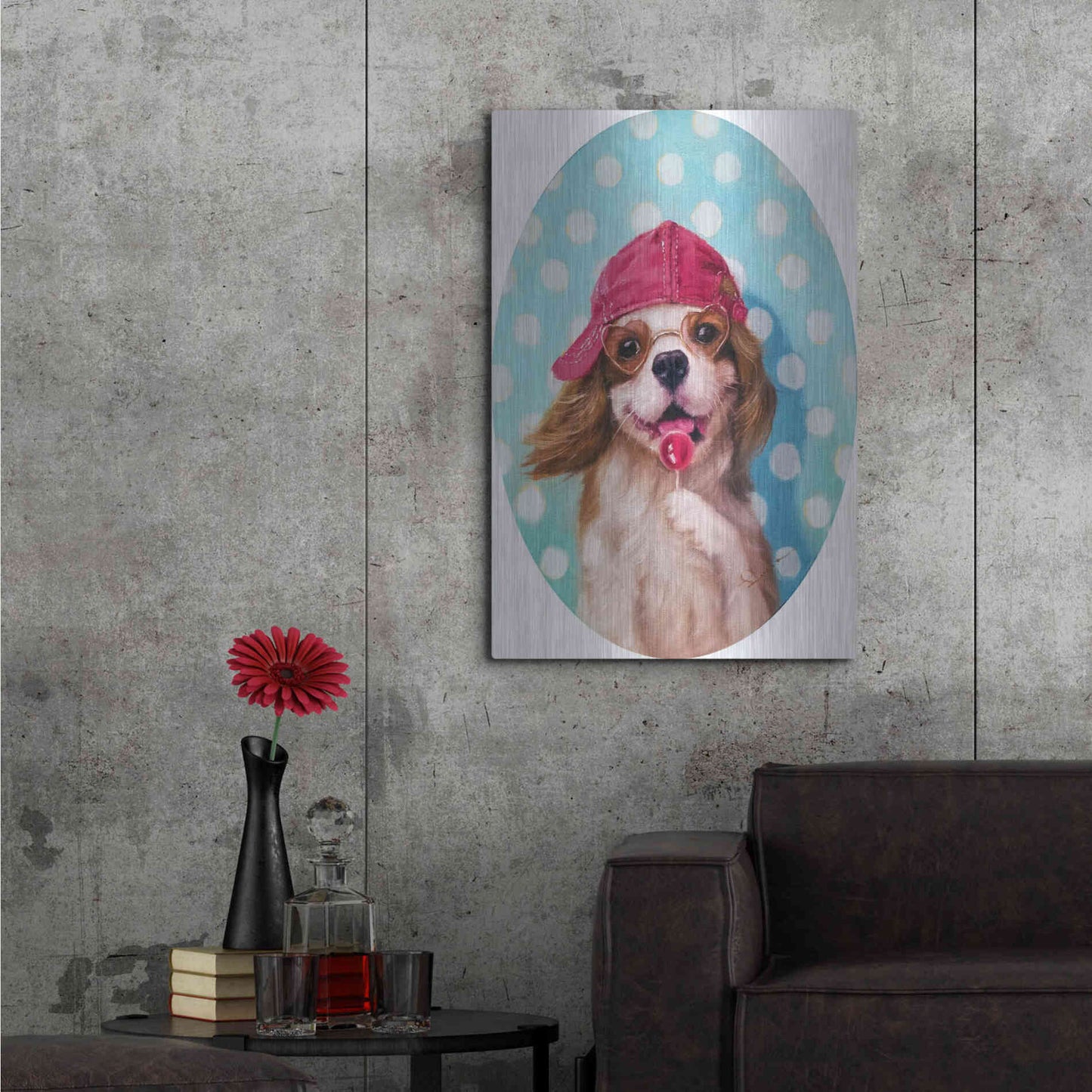 Luxe Metal Art 'Simple Bliss' by Lucia Heffernan,24x36