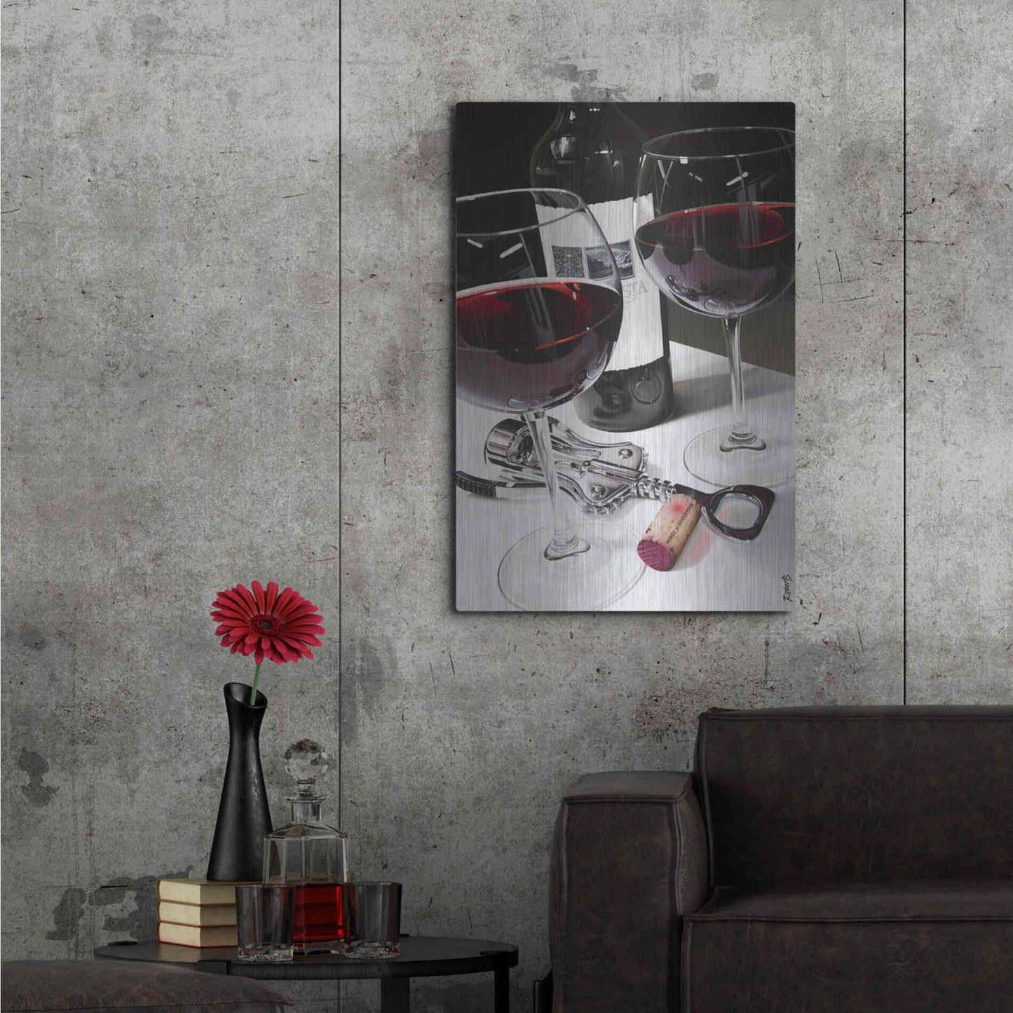 Luxe Metal Art 'A Night To Remember' by Ed Roberts,24x36