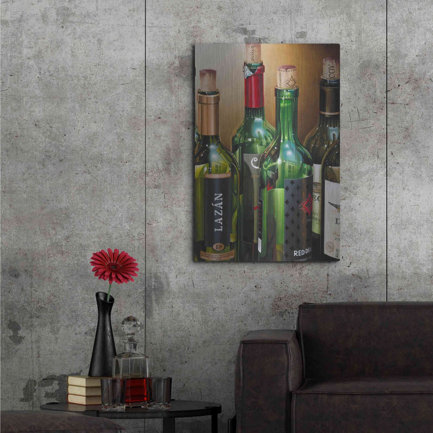 Luxe Metal Art 'More Meets The Eye' by Ed Roberts,24x36