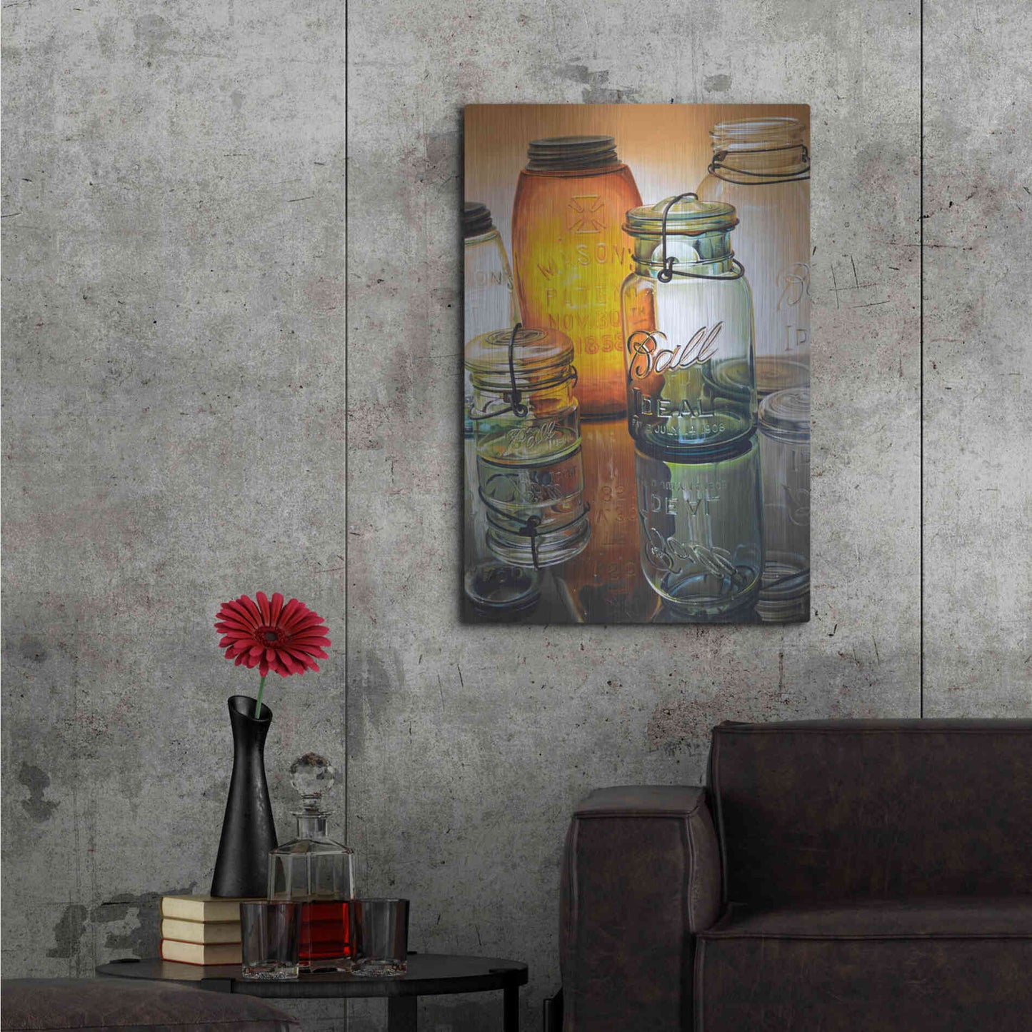 Luxe Metal Art 'Reflections Of The Past' by Ed Roberts,24x36