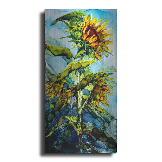 Luxe Metal Art 'Rise To The Occasion' by Leslie Franklin, Metal Wall Art