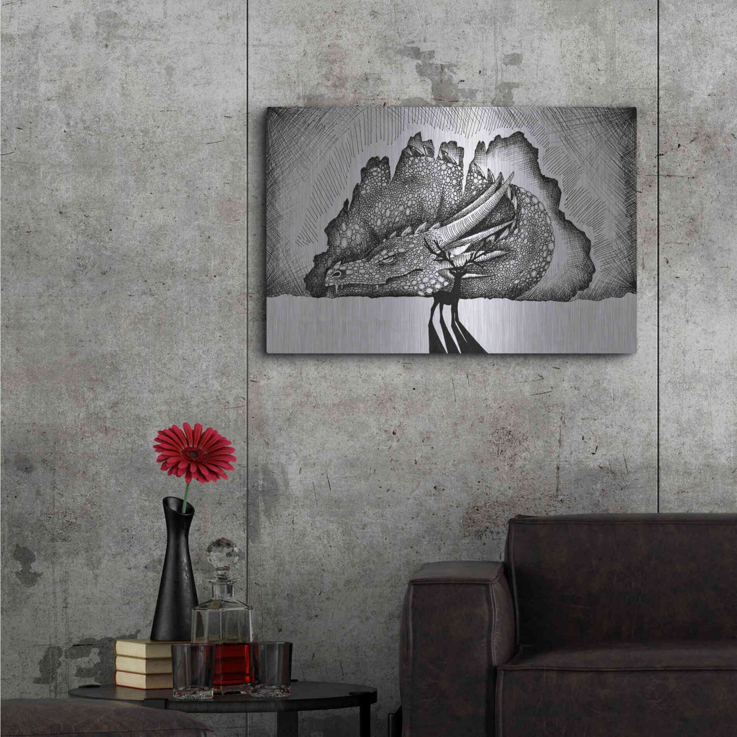 Luxe Metal Art 'Stand Strong' by Avery Multer, Metal Wall Art,36x24