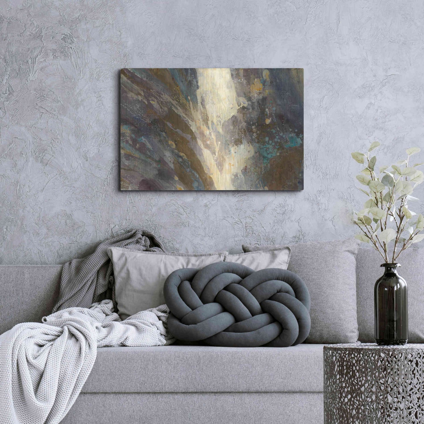Luxe Metal Art 'By the Waters Edge' by Albena Hristova, Metal Wall Art,36x24