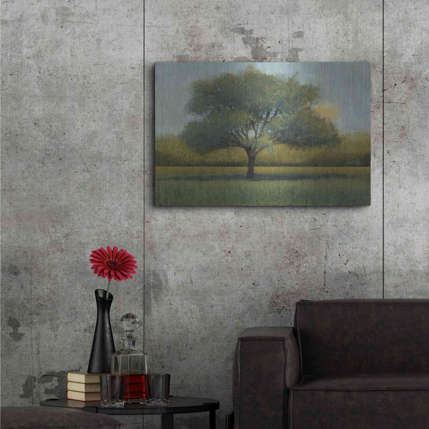 Luxe Metal Art 'Sunrise I' by Tim O'Toole, Metal Wall Art,36x24