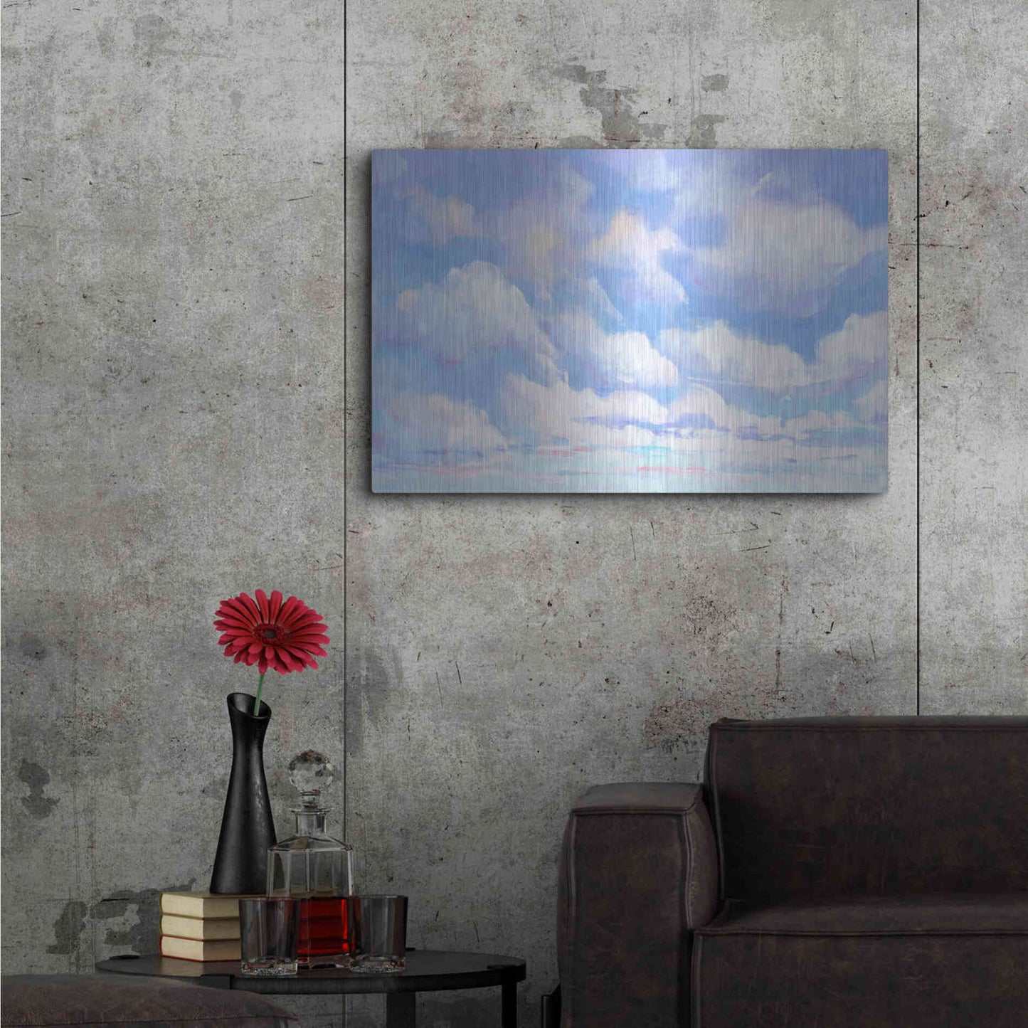 Luxe Metal Art 'Sky High I' by Tim O'Toole, Metal Wall Art,36x24
