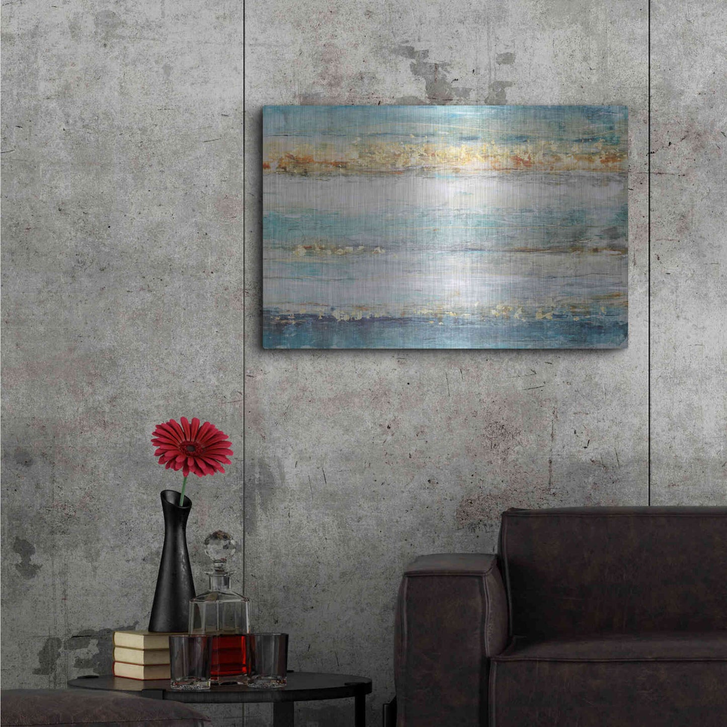 Luxe Metal Art 'Accent I' by Tim O'Toole, Metal Wall Art,36x24