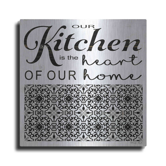 Luxe Metal Art 'Our Kitchen' by Cindy Jacobs, Metal Wall Art