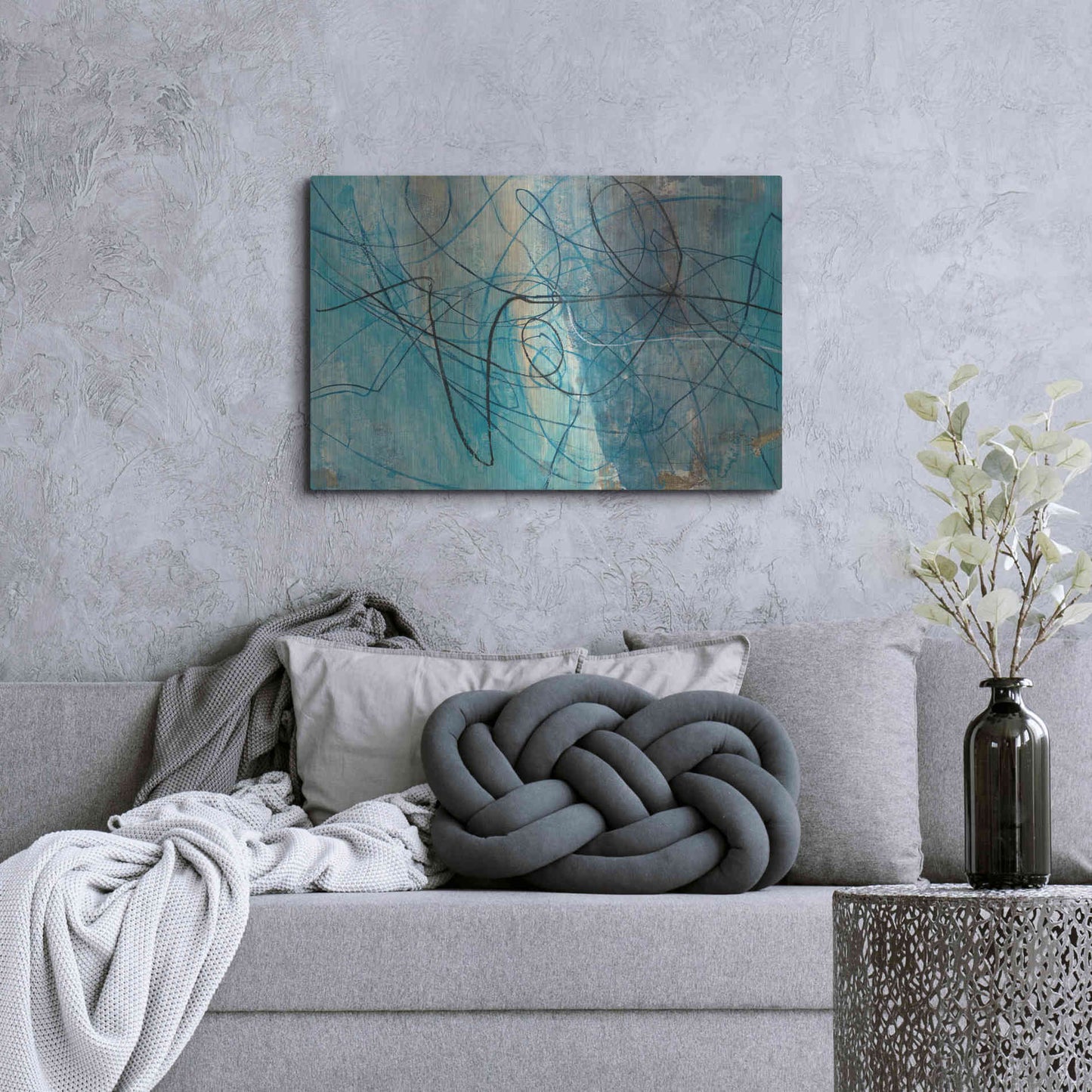 Luxe Metal Art 'To the Sea' by Albena Hristova, Metal Wall Art,36x24