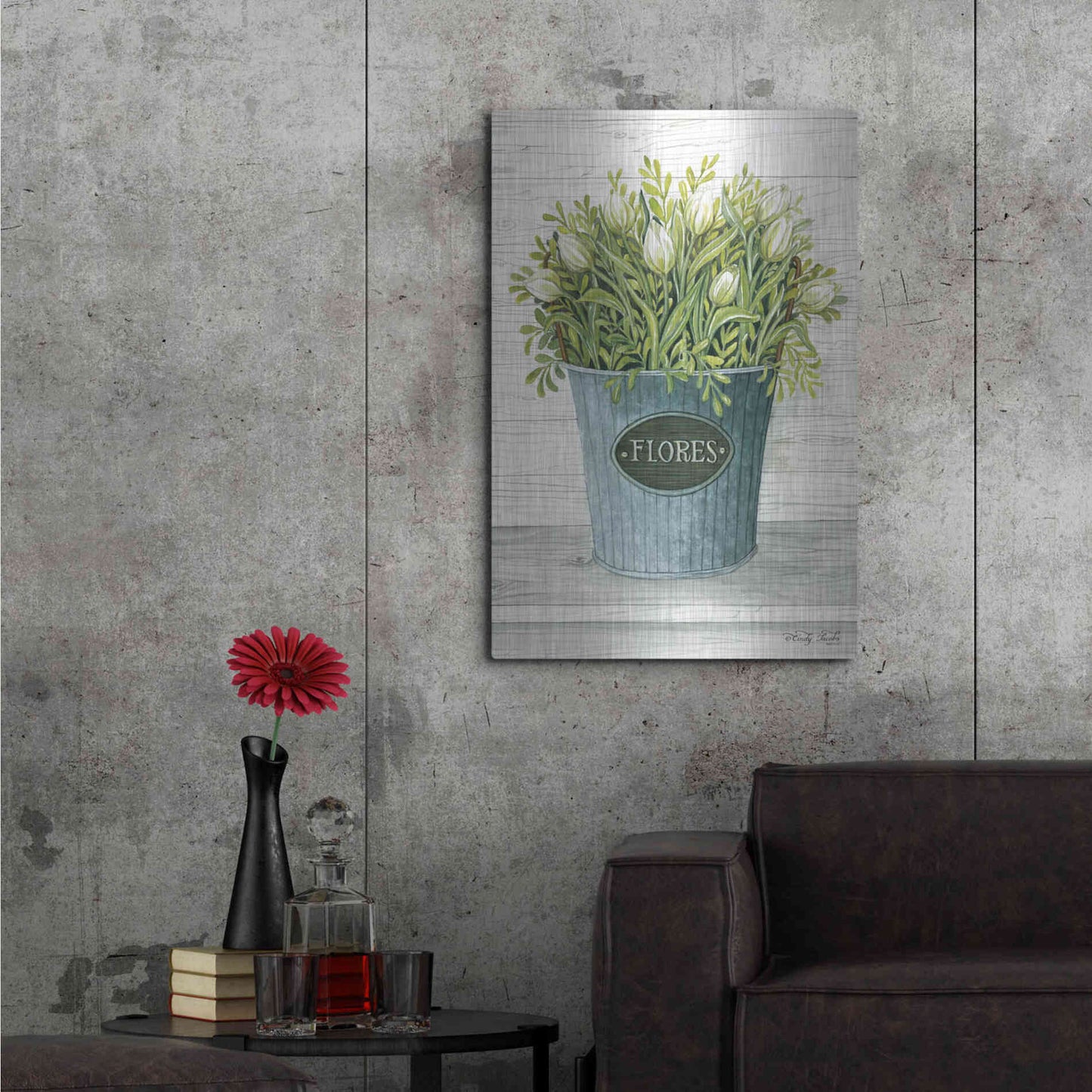 Luxe Metal Art 'Today's Picks' by Cindy Jacobs, Metal Wall Art,24x36