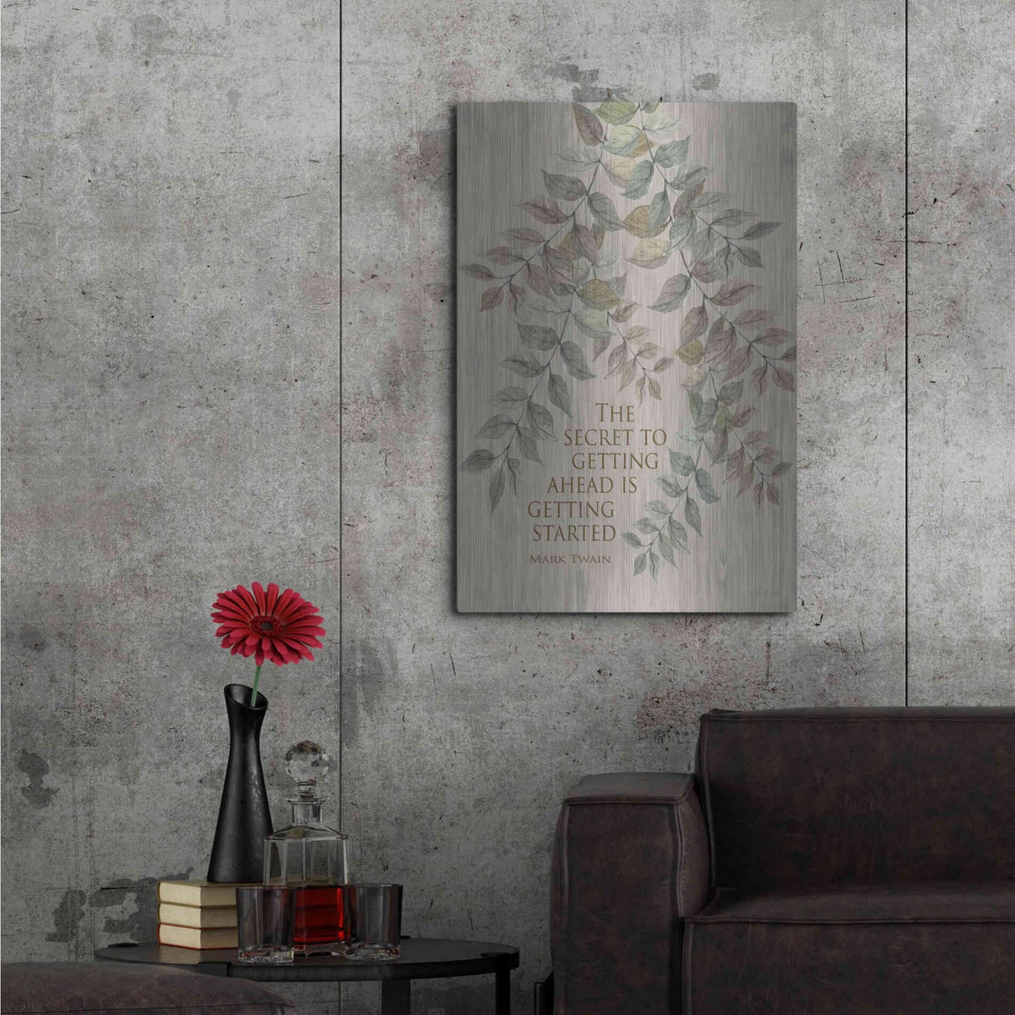 Luxe Metal Art 'Getting Started' by Cindy Jacobs, Metal Wall Art,24x36