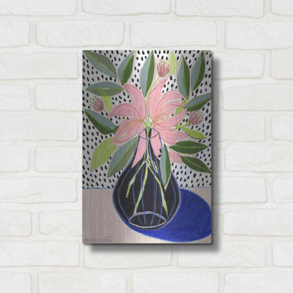 Luxe Metal Art 'Spring Florals 7' by Marisa Anon, Metal Wall Art,12x16