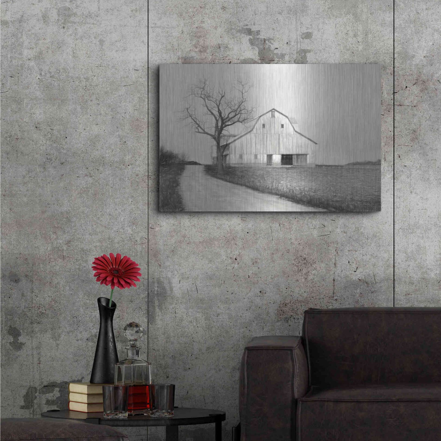 Luxe Metal Art 'Ohio Fields III' by Lori Deiter, Metal Wall Art,36x24