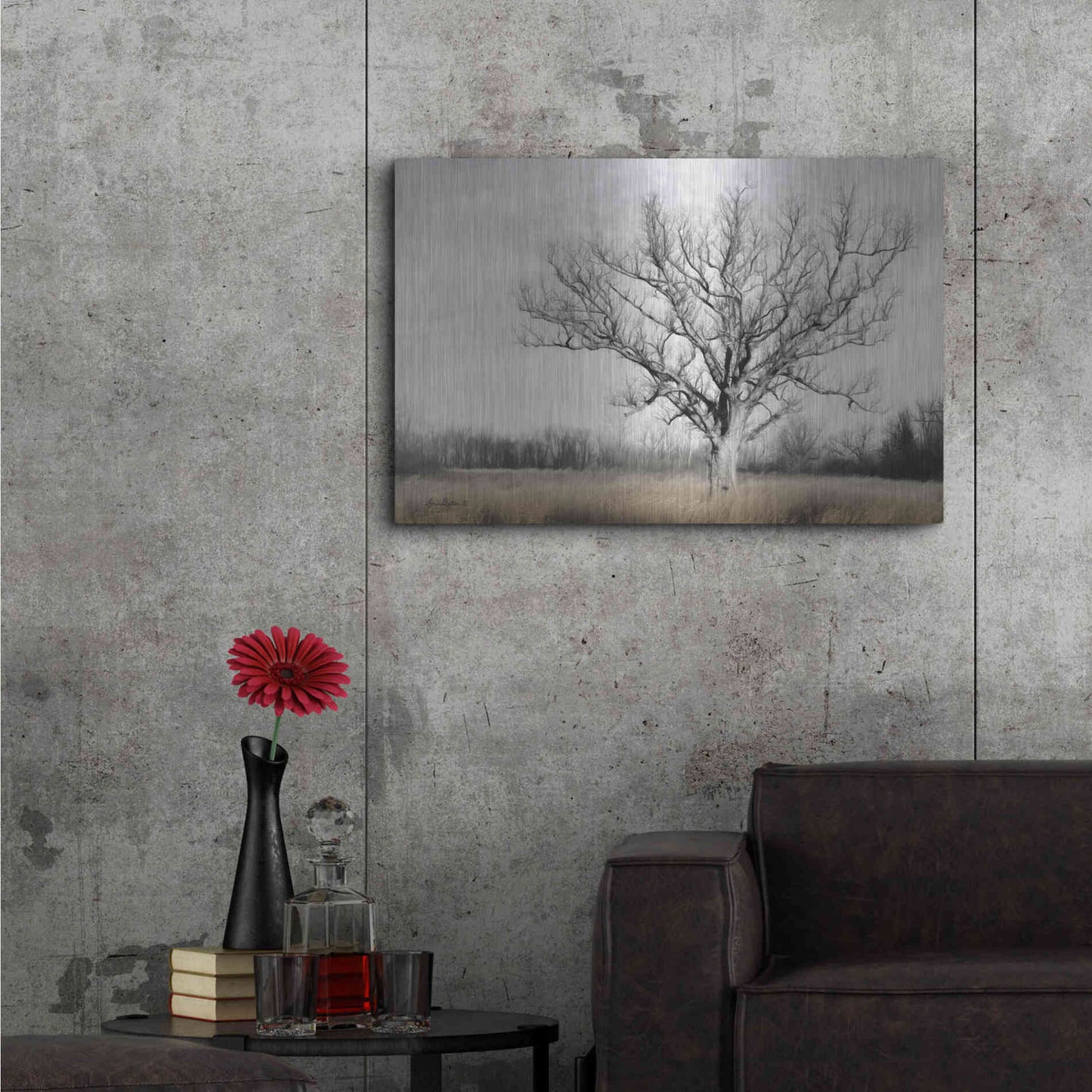 Luxe Metal Art 'Earth & Sky' by Lori Deiter, Metal Wall Art,36x24
