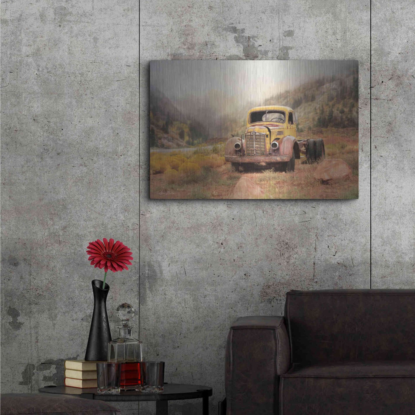 Luxe Metal Art 'Southwestern Relic' by Lori Deiter, Metal Wall Art,36x24