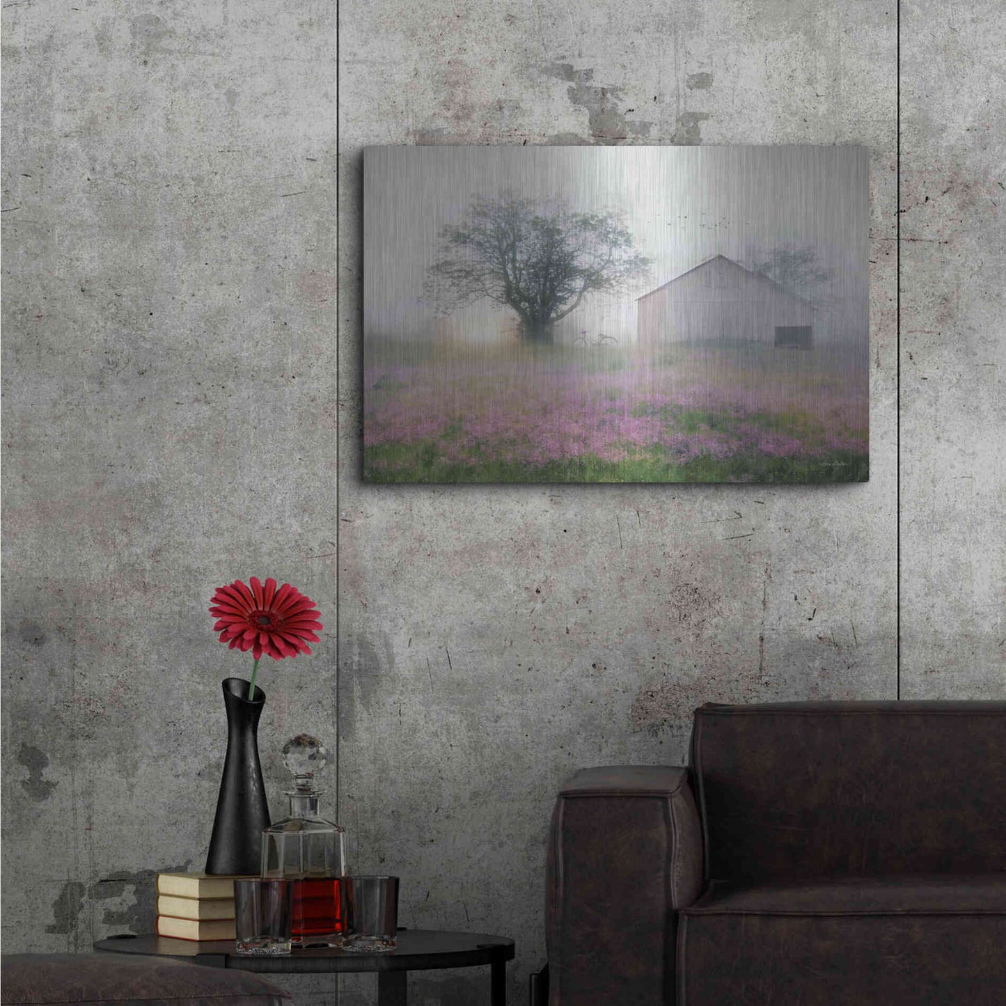 Luxe Metal Art 'Summer Sunrise' by Lori Deiter, Metal Wall Art,36x24