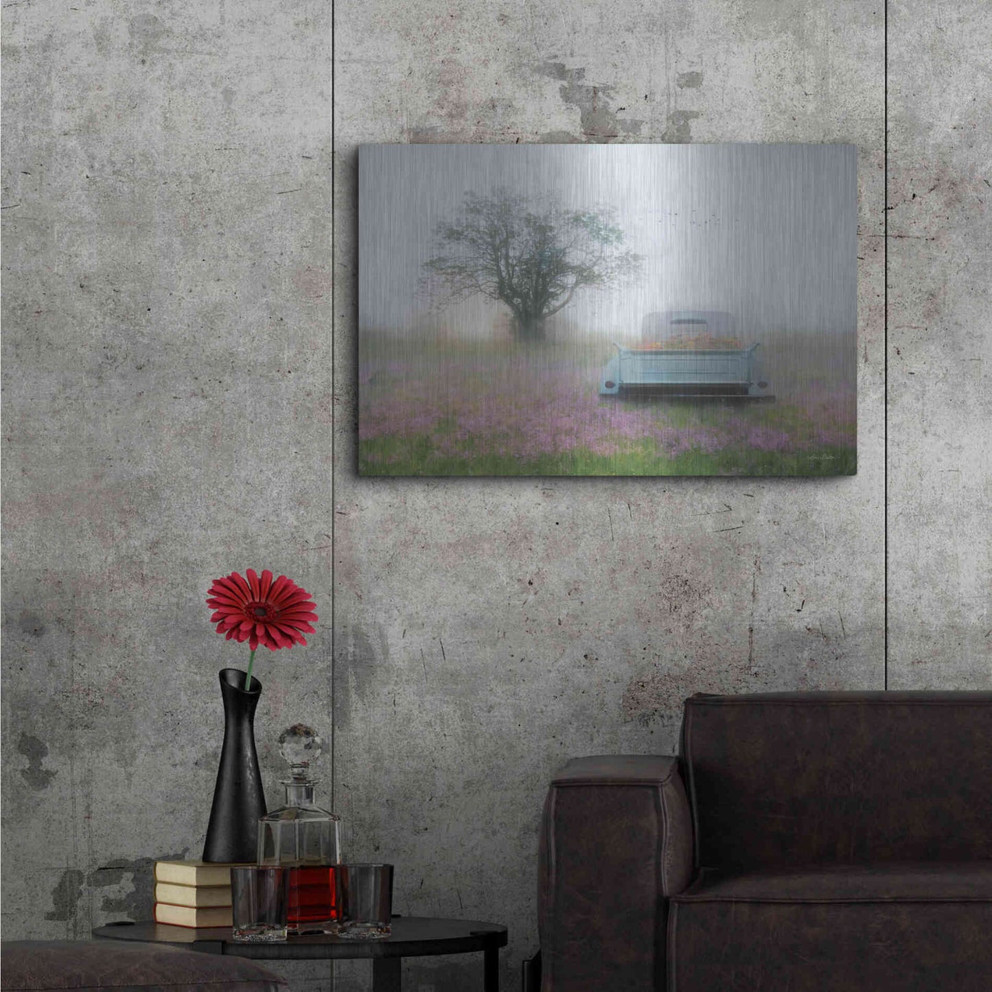 Luxe Metal Art 'Summer Wildflowers' by Lori Deiter, Metal Wall Art,36x24