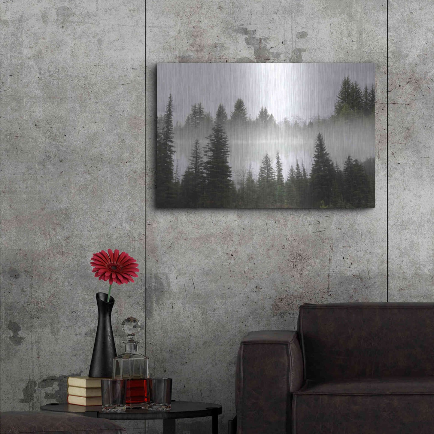 Luxe Metal Art 'Wyoming Landscape' by Lori Deiter, Metal Wall Art,36x24