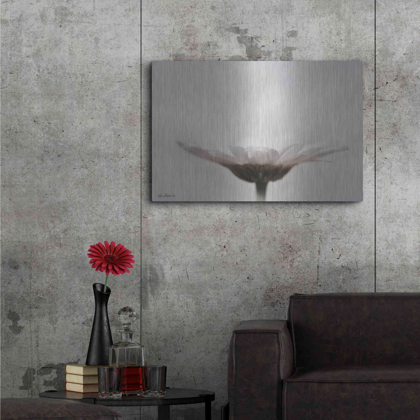Luxe Metal Art 'Love Story' by Lori Deiter, Metal Wall Art,36x24