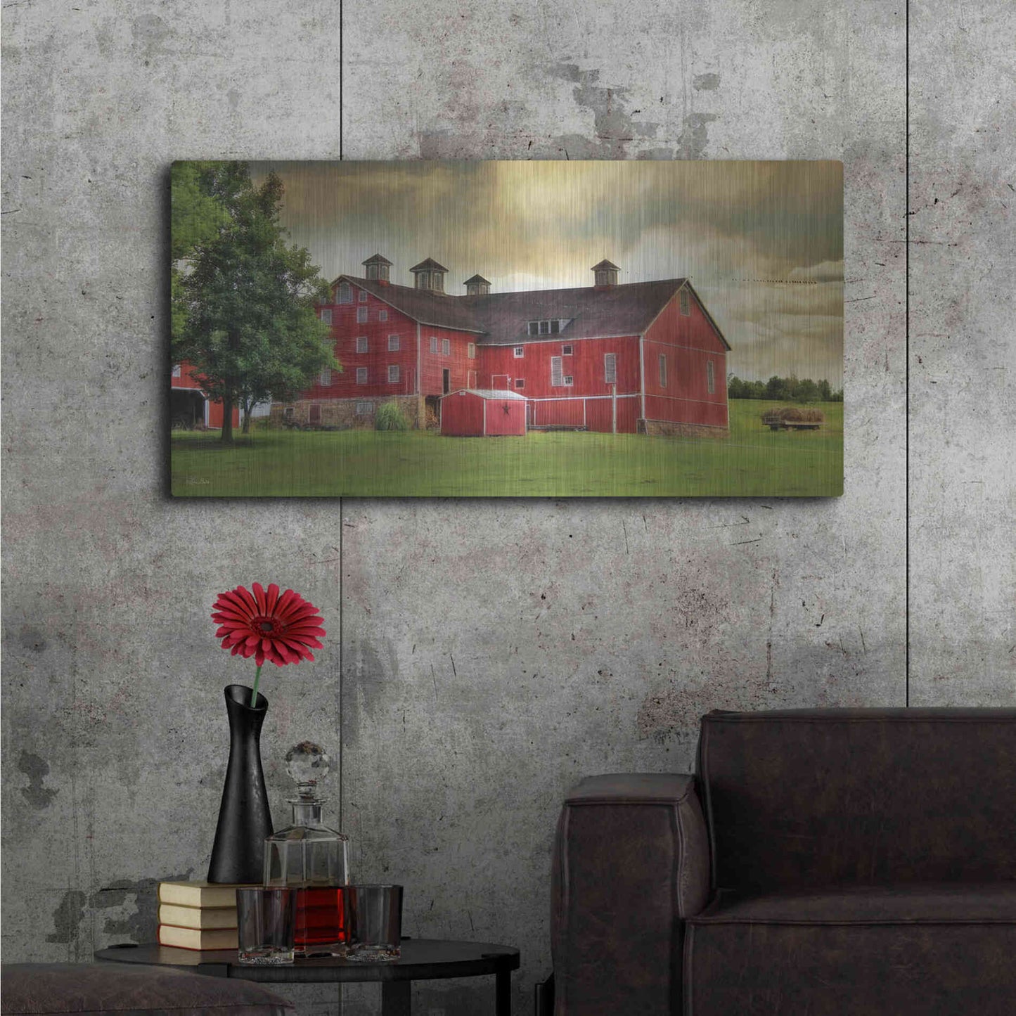 Luxe Metal Art 'Aging Gracefully' by Lori Deiter, Metal Wall Art,48x24