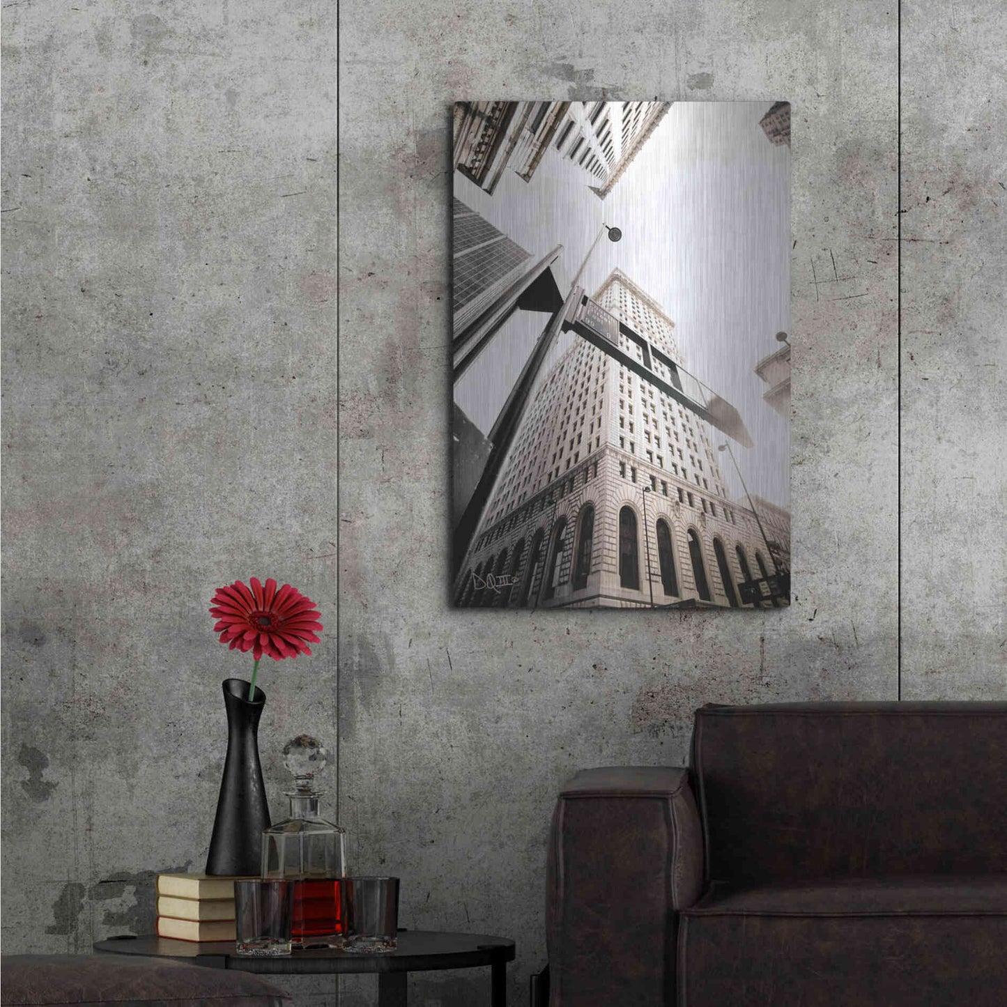 Luxe Metal Art 'Built from the Ground Up' by Donnie Quillen Metal Wall Art,24x36