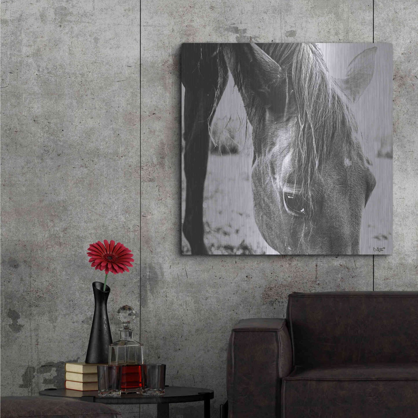 Luxe Metal Art 'Trophy Winner III' by Donnie Quillen Metal Wall Art,36x36