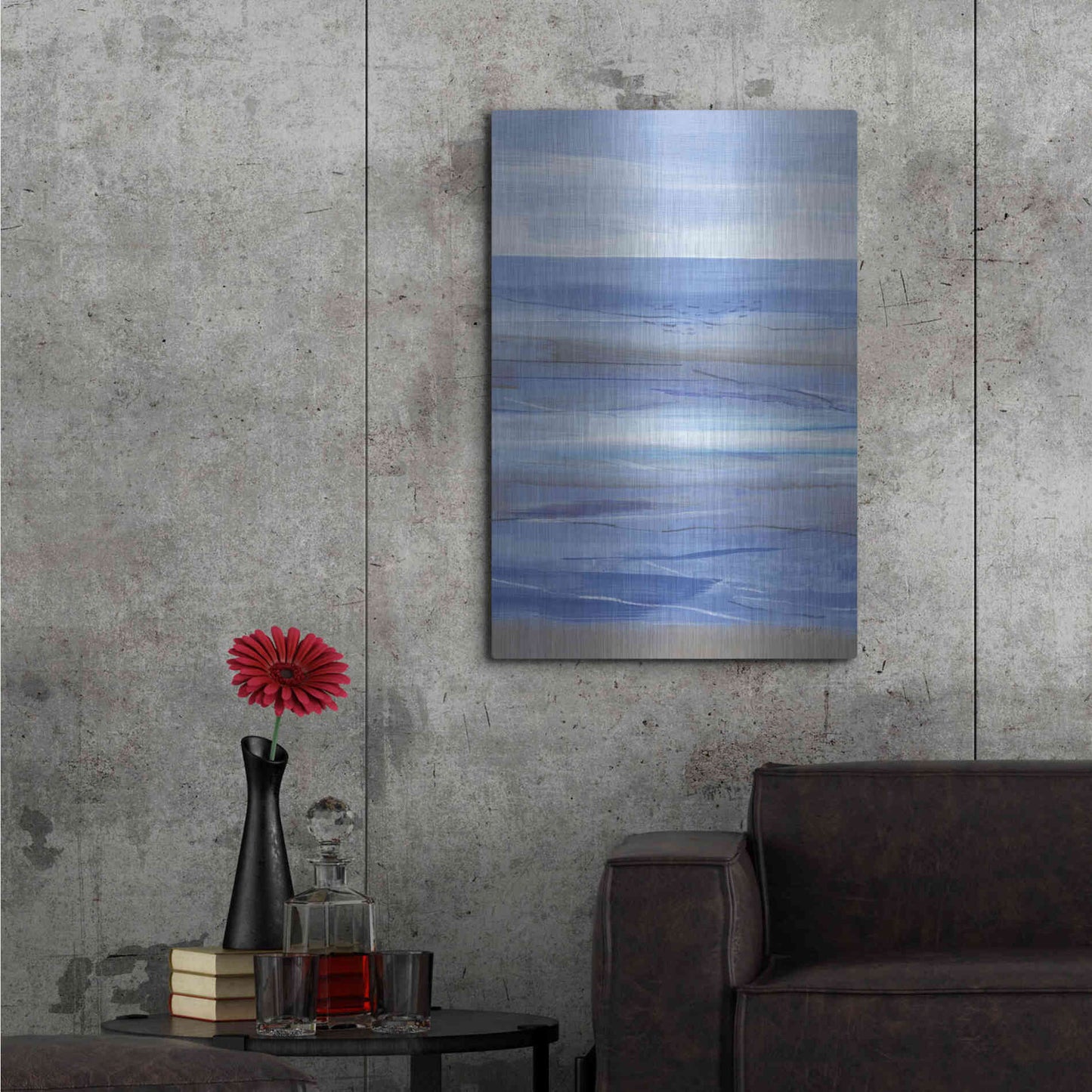 Luxe Metal Art 'Summer Morning II' by Jo Maye, Metal Wall Art,24x36