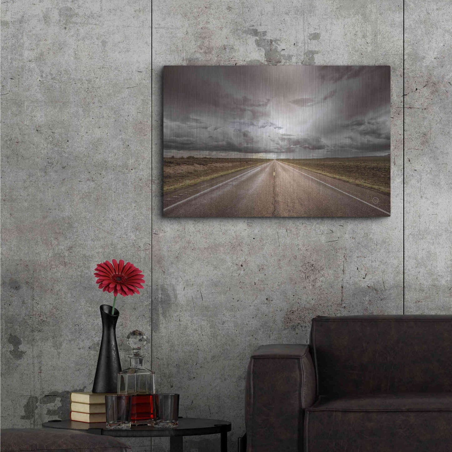 Luxe Metal Art 'Into The Storm' by Nathan Larson, Metal Wall Art,36x24