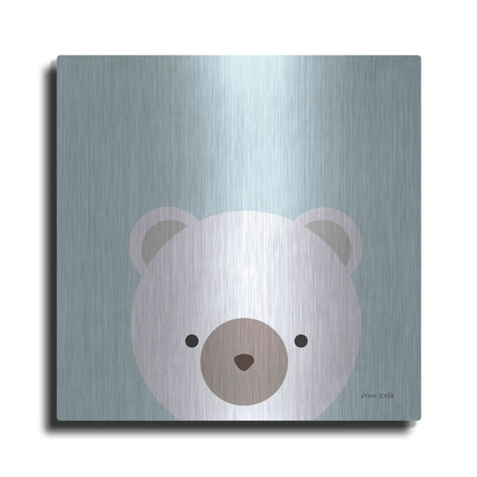 'Cuddly Bear' by Ann Kelle Designs, Metal Wall Art