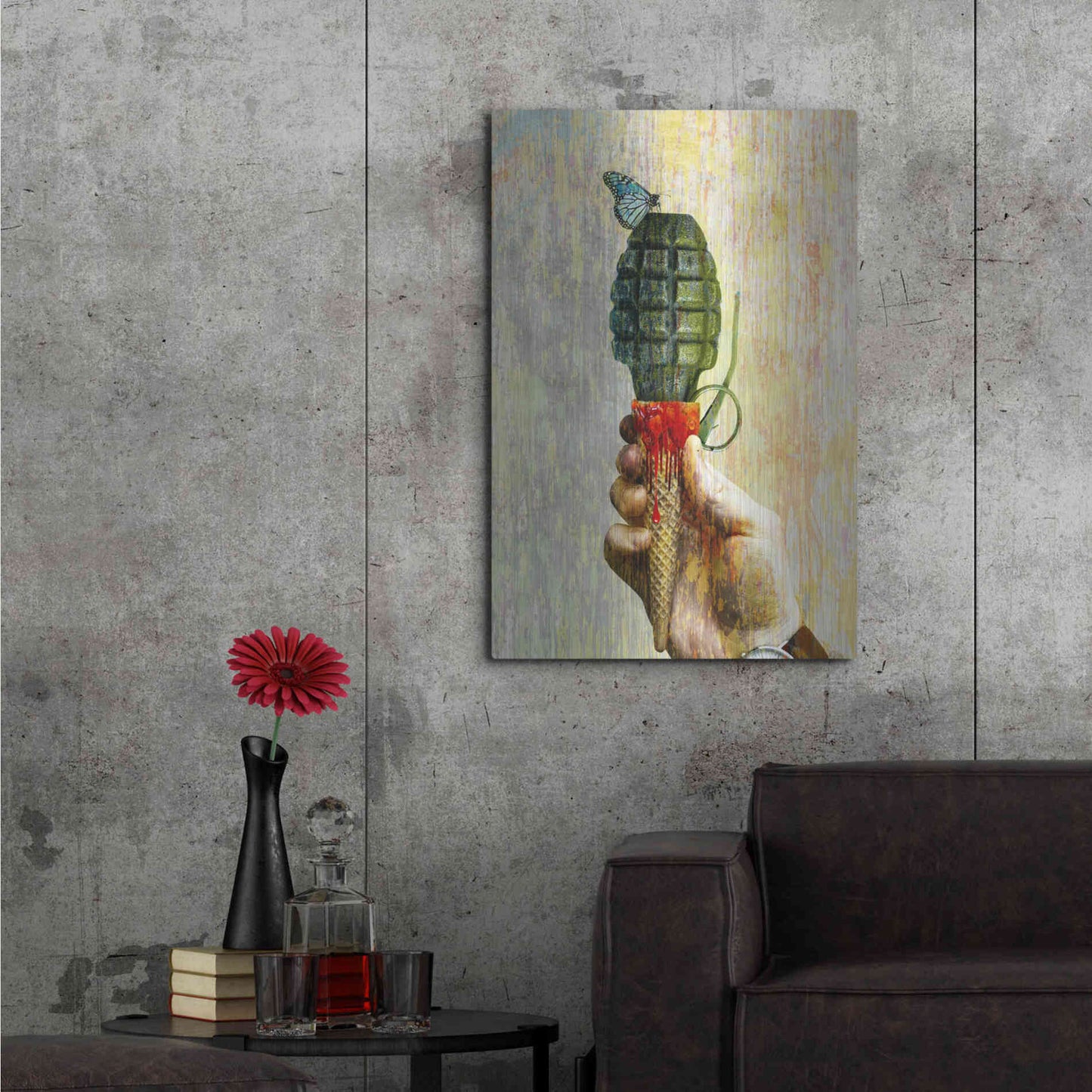 Luxe Metal Art 'Bad Intentions,' Metal Wall Art,24x36