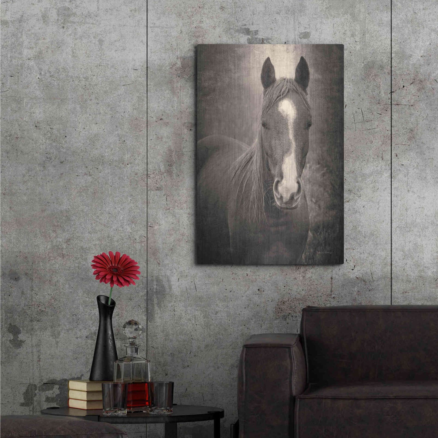 Luxe Metal Art 'Heres Looking at You II' by Debra Van Swearingen, Metal Wall Art,24x36