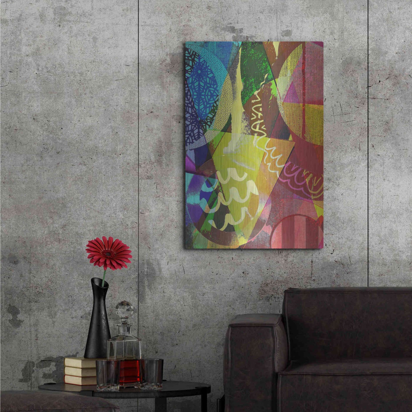 Luxe Metal Art 'Perky 2' by Shandra Smith, Metal Wall Art,24x36