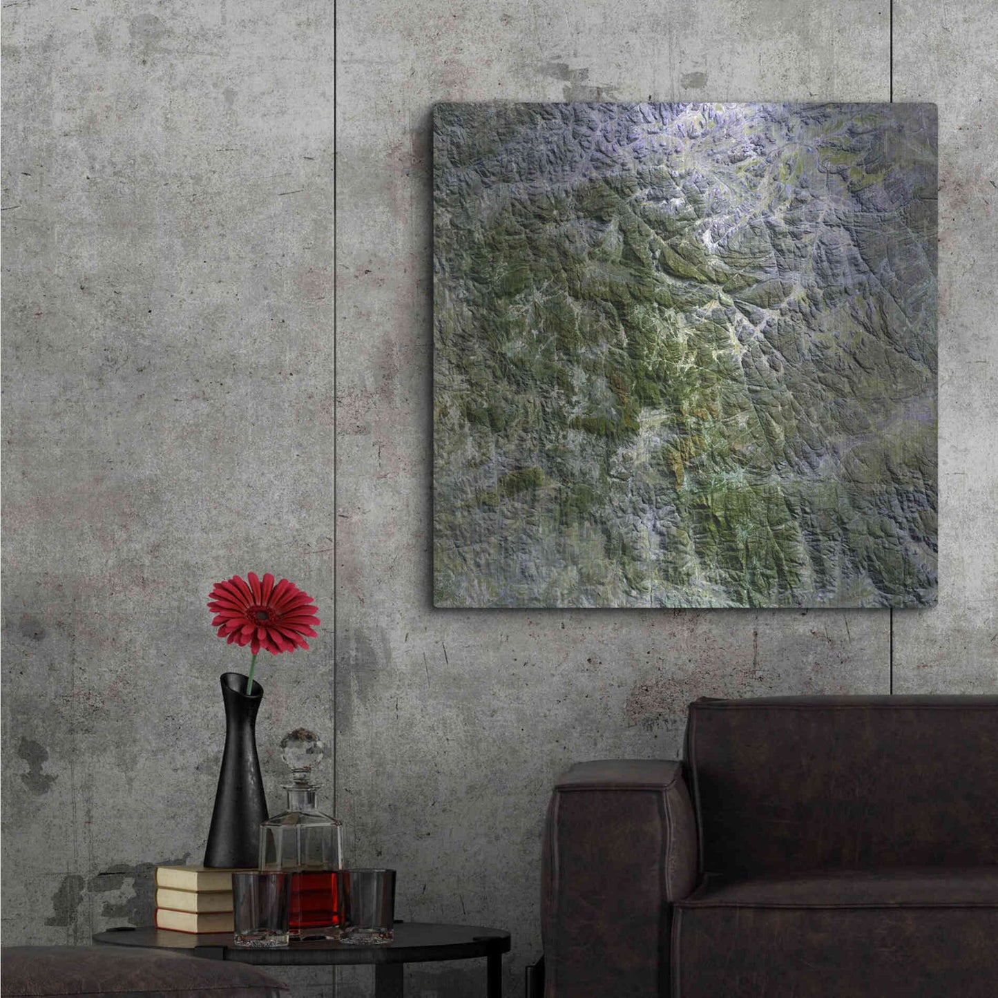 Luxe Metal Art 'Earth as Art: Namaqualand' Metal Wall Art,36x36