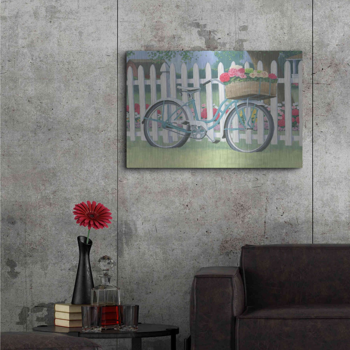 Luxe Metal Art 'Beautiful Country II' by James Wiens, Metal Wall Art,36x24