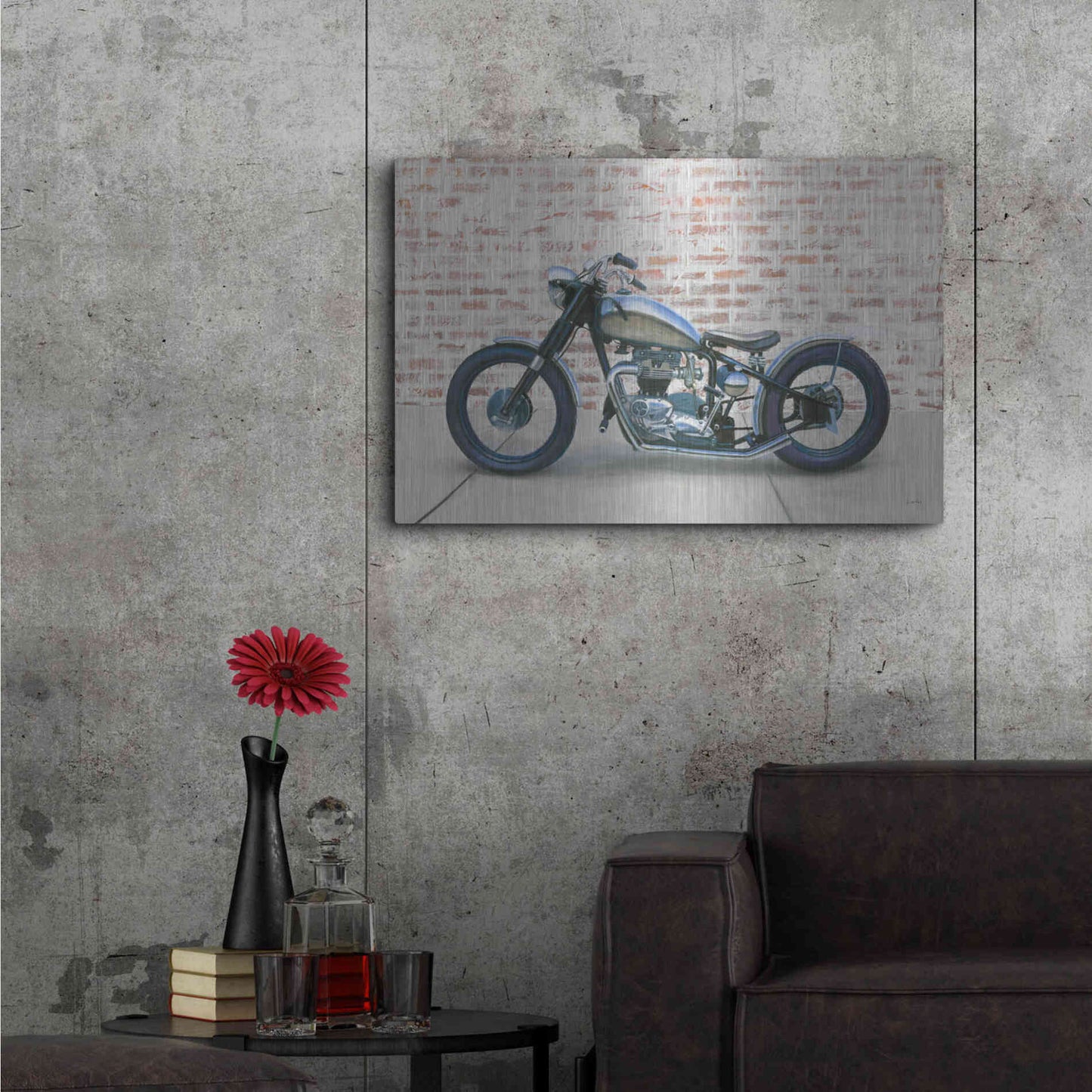 Luxe Metal Art 'Lets Roll II' by James Wiens, Metal Wall Art,36x24