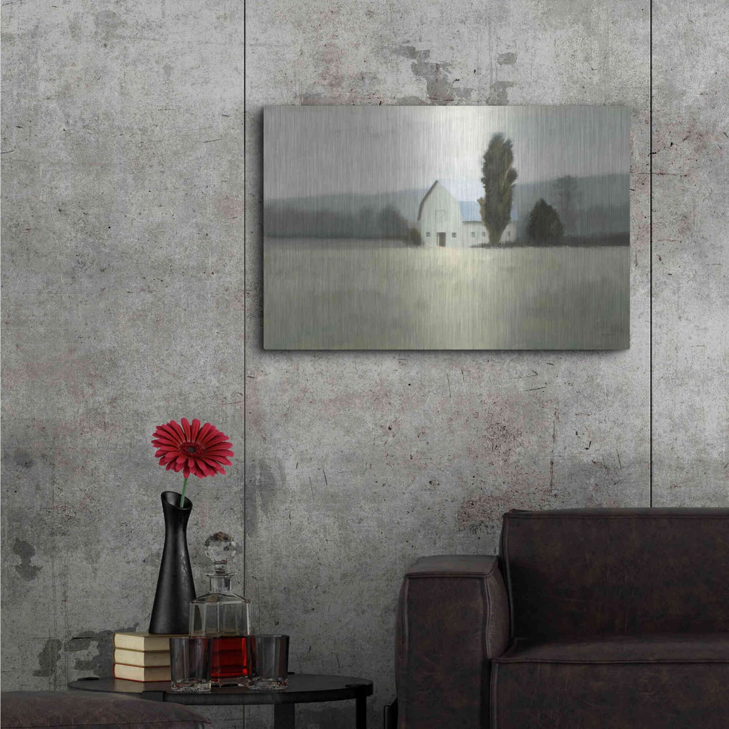 Luxe Metal Art 'Quiet Valley' by James Wiens, Metal Wall Art,36x24
