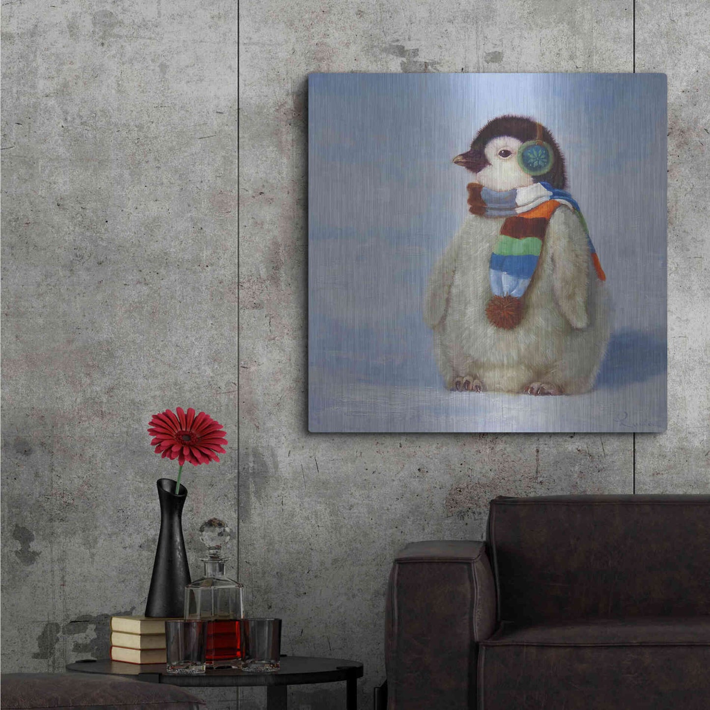 Luxe Metal Art '30 Below' by Lucia Heffernan, Metal Wall Art,36x36