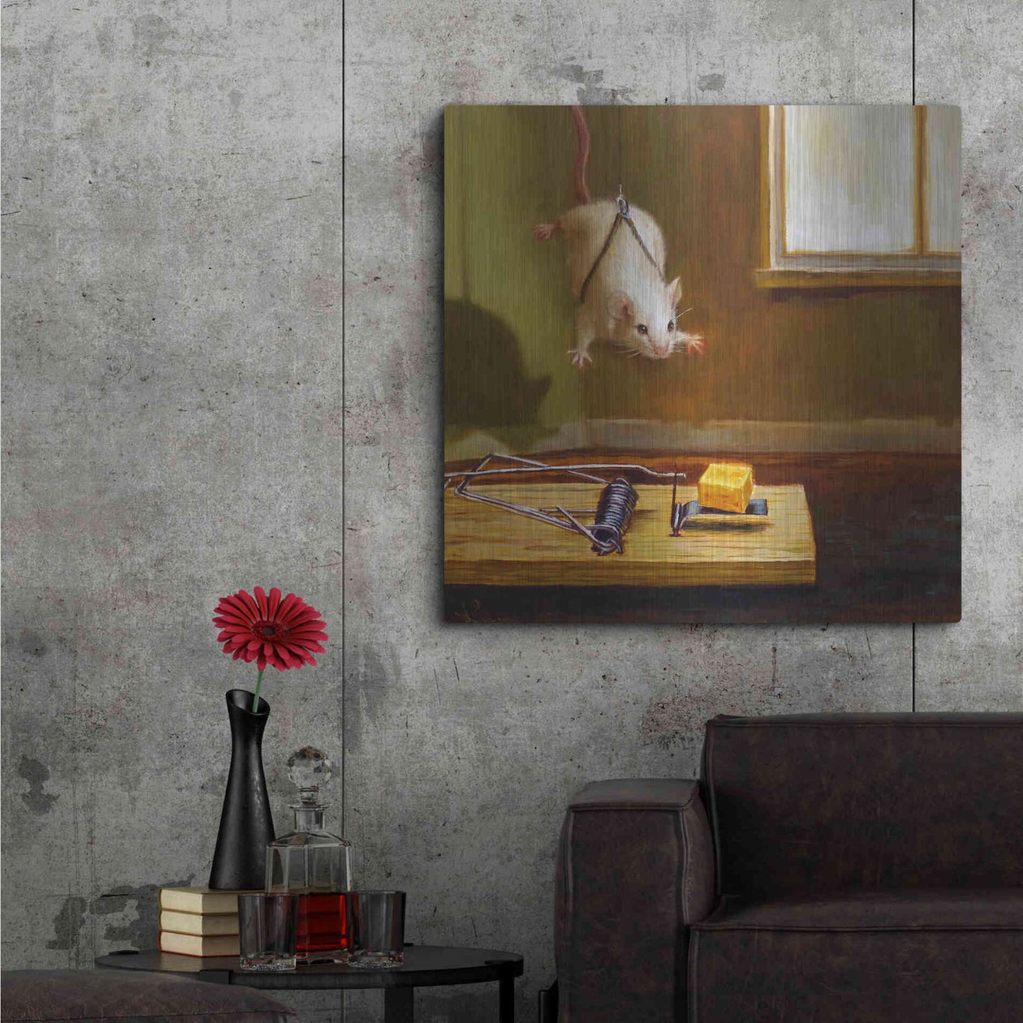 Luxe Metal Art 'Mission Impossible' by Lucia Heffernan, Metal Wall Art,36x36