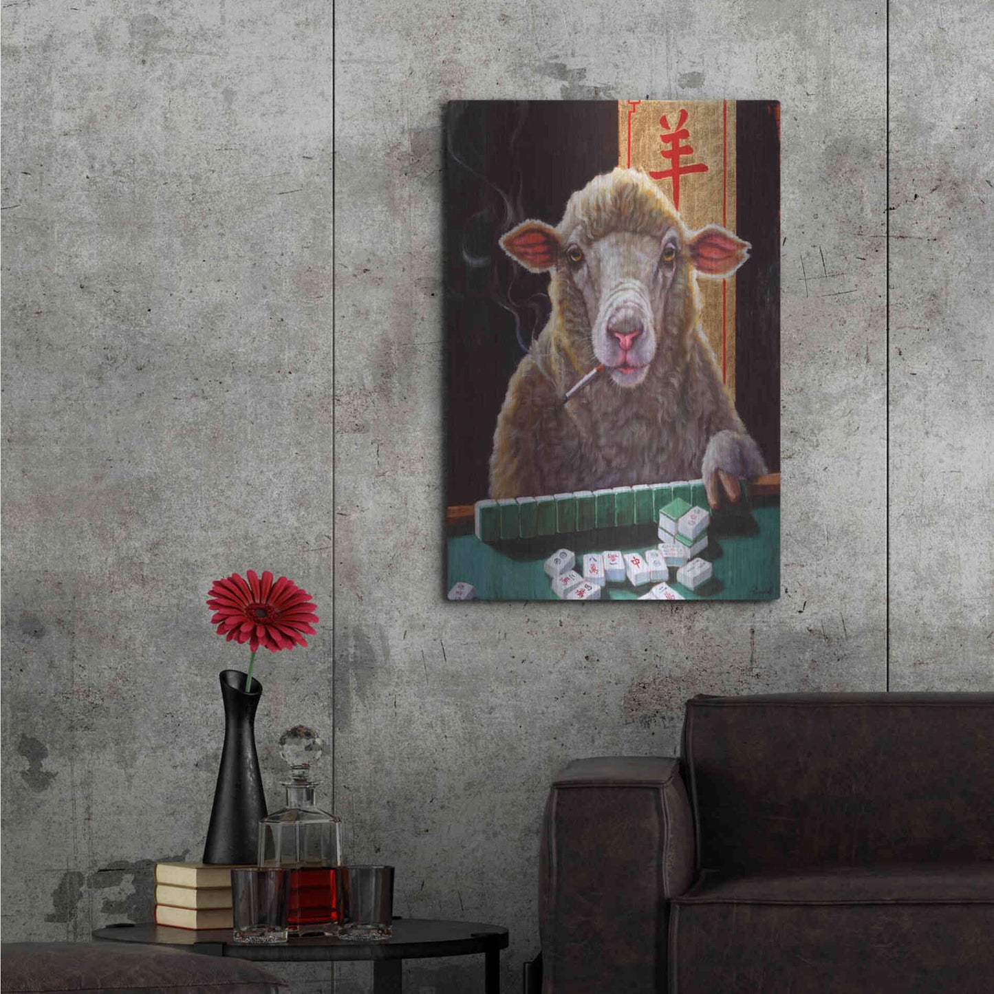 Luxe Metal Art 'Principle for Life' by Lucia Heffernan, Metal Wall Art,24x36