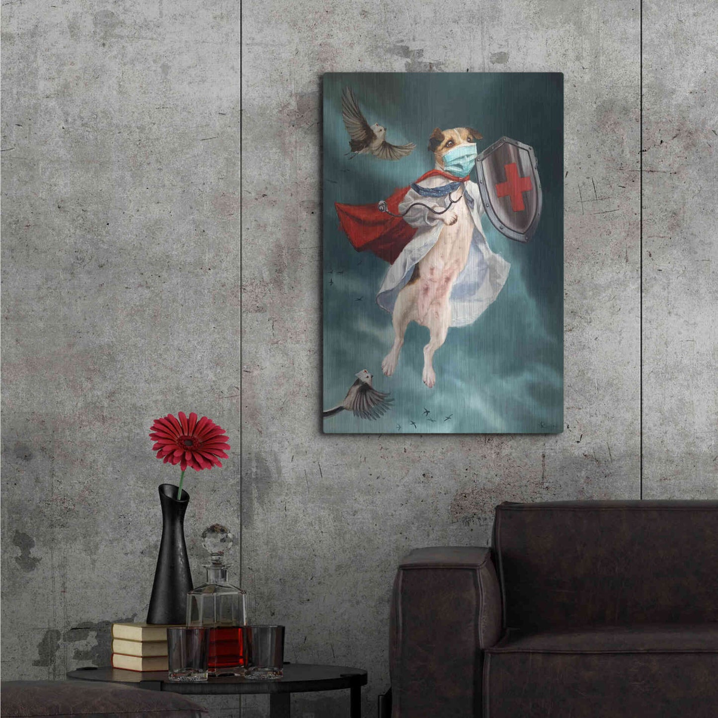 Luxe Metal Art 'We Are In This Together' by Lucia Heffernan, Metal Wall Art,24x36